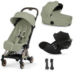 Trio Coya 2 + plooibare reiswieg + Cloud G i-Size