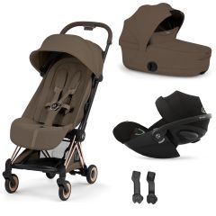 Trio Coya 2 + plooibare reiswieg + Cloud G i-Size