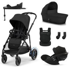 Trio e-Gazelle S + reiswieg + Cloud G i-Size + G Base + Amya draagzak