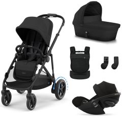 Trio e-Gazelle S + reiswieg + Cloud G i-Size + Amya draagzak