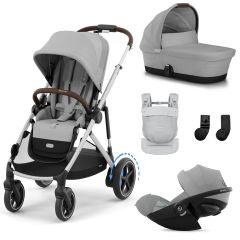 Trio e-Gazelle S + reiswieg + Cloud G3 i-Size + Amya draagzak
