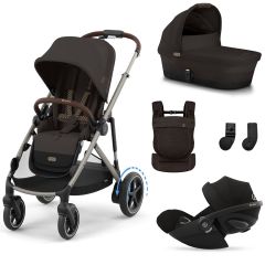 Trio e-Gazelle S + reiswieg + Cloud G i-Size + Amya draagzak