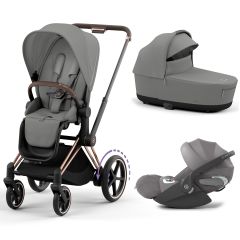 Trio e-Priam 2 + Luxe reiswieg + Cloud T i-Size