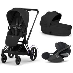Trio e-Priam 3 + plooibare reiswieg + Cloud T i-Size