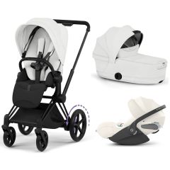 Trio e-Priam 3 + plooibare reiswieg + Cloud T i-Size