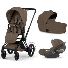 Trio e-Priam 3 + plooibare reiswieg + Cloud T i-Size