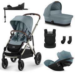 Trio Gazelle S 2 + reiswieg + Cloud G3 i-Size + G3 Base + Amya draagzak