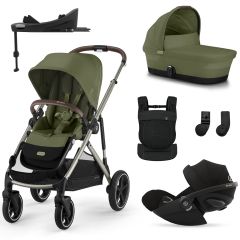 Trio Gazelle S 2 + reiswieg + Cloud G i-Size + G Base + Amya draagzak