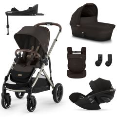 Trio Gazelle S 2 + reiswieg + Cloud G i-Size + G Base + Amya draagzak