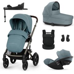 Trio Talos S Lux 3 + S Lux reiswieg + Cloud G i-Size + G Base + Amya draagzak