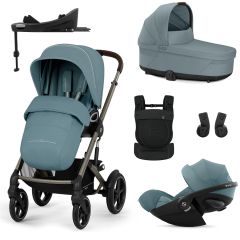 Trio Talos S Lux 3 + S Lux reiswieg + Cloud G3 i-Size + G3 Base + Amya draagzak