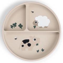 Stick&Stay bord met compartimenten