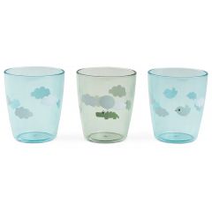 Set van 3 Yummy mini glazen