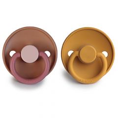 Frigg Fopspeen Color Latex - 2 stuks - 0-6m