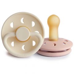 Frigg Fopspeen Moon Latex - 2 stuks - 6-18m