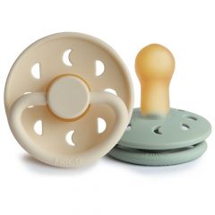 Frigg Fopspeen Moon Latex - 2 stuks - 6-18m