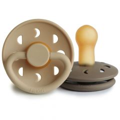 Frigg Fopspeen Moon Latex - 2 stuks - 6-18m