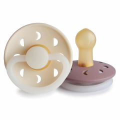 Frigg fopspeen Moon Night Latex - 2 stuks - 0-6m