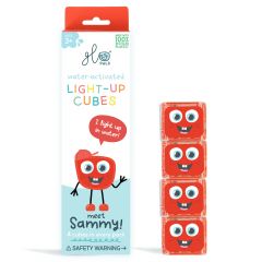 Light Up Cubes badspeelgoed - 4 stuks