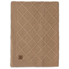 Deken Check Knit / Fleece 75 x 100 cm