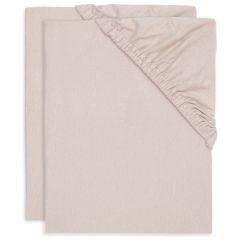 Set van 2 jersey hoeslakens 60 x 120 cm