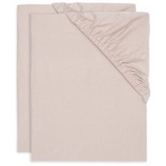 Set van 2 hoeslakens voor wieg 40/50 x 80/90 cm
