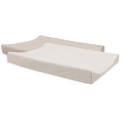 Aankleedkussenhoes badstof 50 x 70 cm - 2 stuks