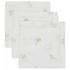 Set van 3 katoenen monddoekjes 31 x 31 cm
