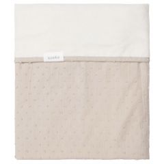 Fleece katoen wiegdeken Napa 75 x 100 cm