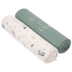 Heavenly Soft Swaddle tetradoeken XL 2st