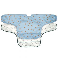Set van 2 slabbetjes met mouwen