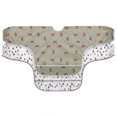 Set van 2 slabbetjes met mouwen