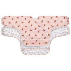 Set van 2 slabbetjes met mouwen