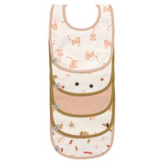 Set van 5 slabbetjes met velcrosluiting