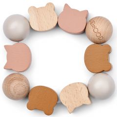 Allie houten armbandrammelaar