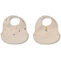 Set van 2 Ember slabbetjes