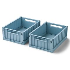 Set van 2 Weston opbergboxen maat S