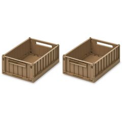 Set van 2 Weston opbergboxen maat S