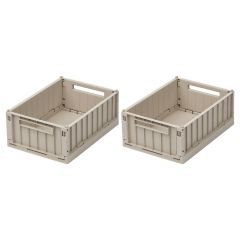 Set van 2 Weston opbergboxen maat S