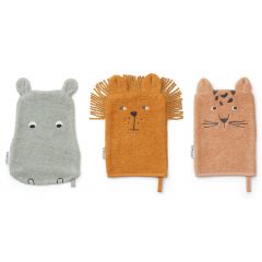 Set van 3 Sylvester washandjes