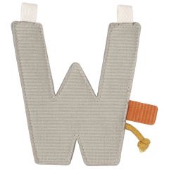 Slingerelement letter W