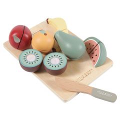 Houten snijset fruit