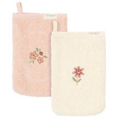 Set van 2 washandjes badstof