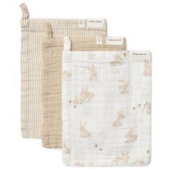 Set van 3 washandjes