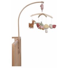 Houten muziekmobiel