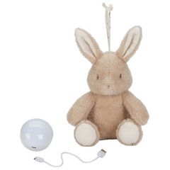 Konijnenknuffel met geluid en licht GRS - Baby Bunny