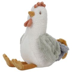 Knuffel kip 17 cm
