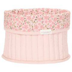 Klein rond omkeerbaar commodemandje 20 x 15 cm