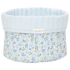 Klein rond omkeerbaar commodemandje 20 x 15 cm