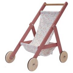 Houten poppenbuggy